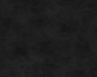 Solid Fabric - Black Tonal Fabric - Shadow Play by Maywood Studios MAS513 J5 Black Beauty - Priced by the 1/2 yard