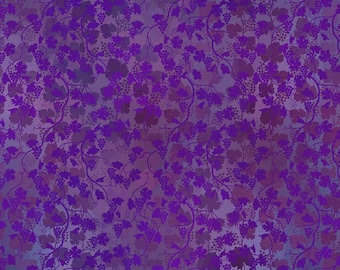 266 OR 1 Purple Vine Fabric - In the Beginning - Priced by the 1/2 yard - APNSH