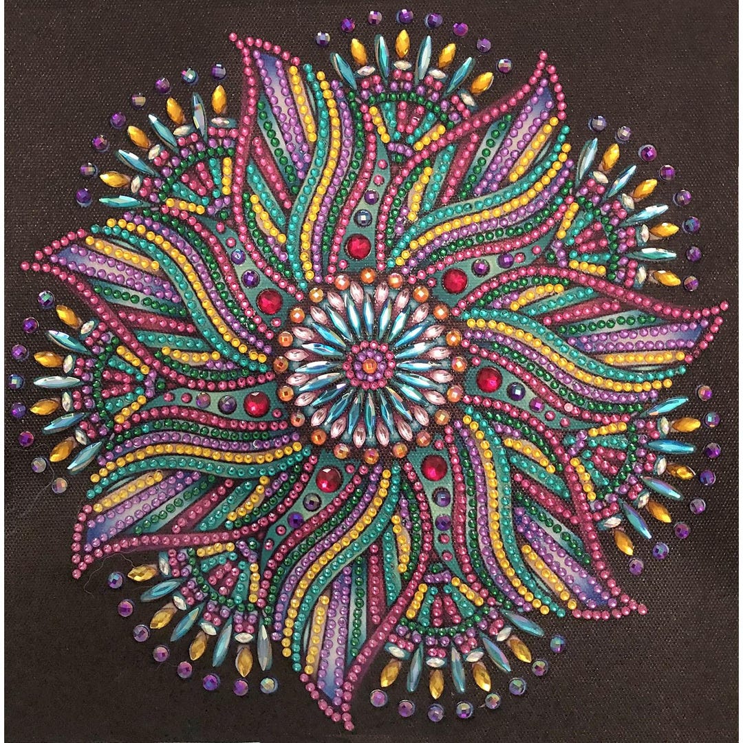 Uniquely Crafts 5D Diamond Painting Kit - Windmill 12"x12" - Beginner ...