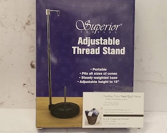 Telescoping Weighted Base Thread Stand - Superior - Cone Holder - adjustable Extension - Priced by the each