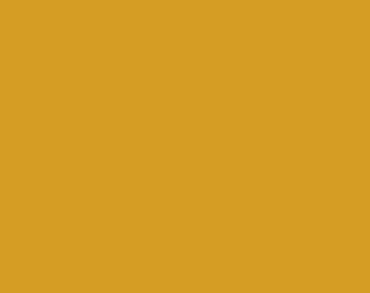 Painters Palette 121 140 Yarrow - Mustard Yellow - Paintbrush Studio Solid Cottons  - Priced by the half yard