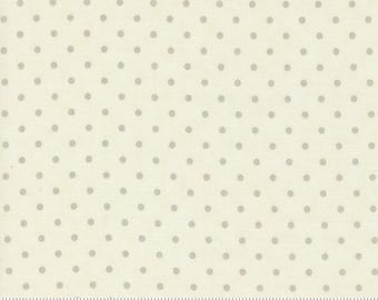 3 Sisters Favorite Vintage 44365 12 cream porcelain - Perfect Dot - Moda Fabrics - Priced by the half yard