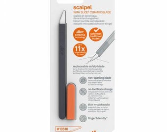 Slice Ceramic Scalpel Craft Knife - Replaceable Blade - Orange & Black