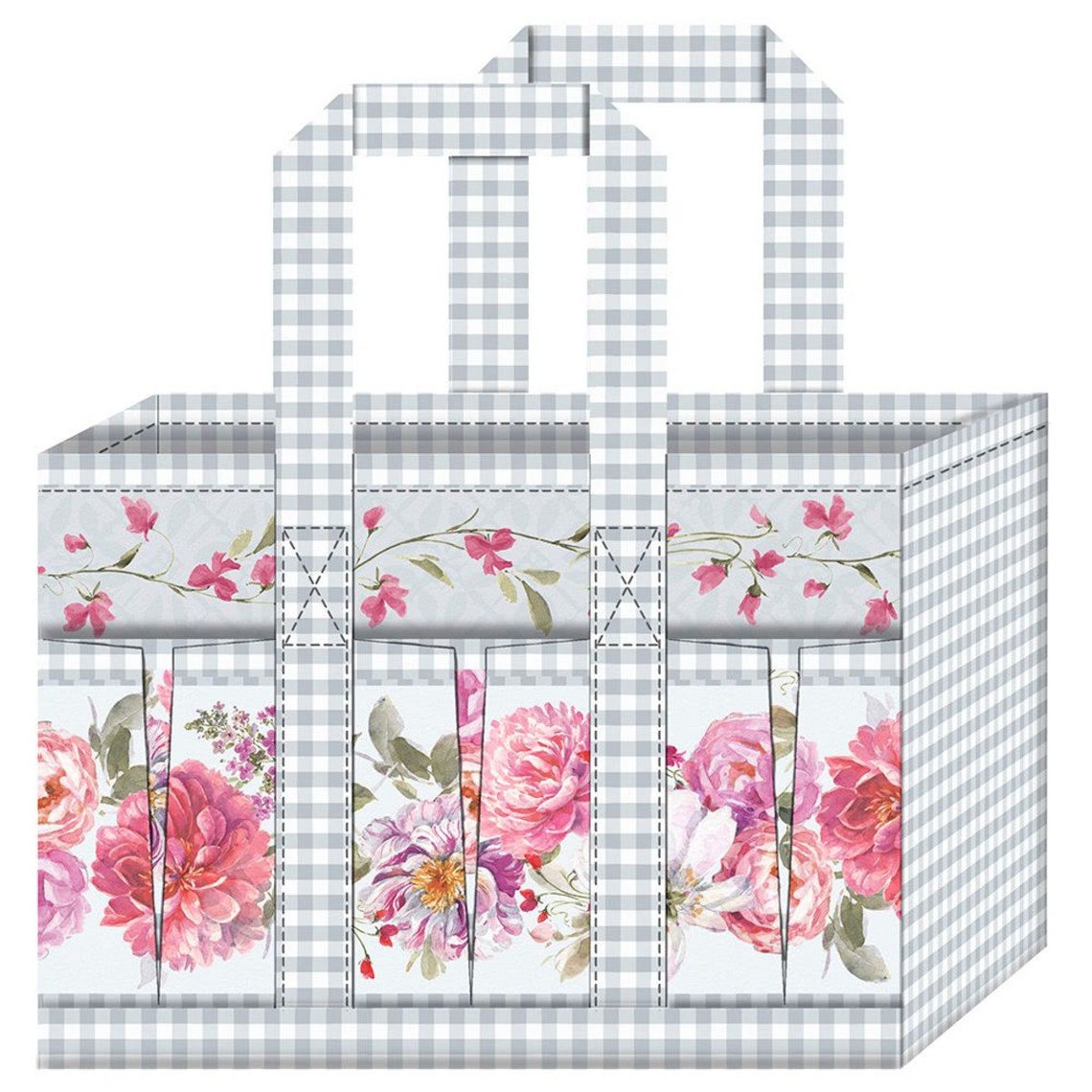 Wilmington Prints Blush Garden Lisa Audit Flower Market Etsy