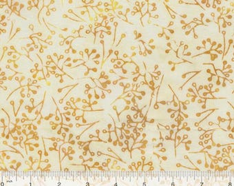 Anthology Boho Blooms - 736Q 19 - Morning Dew Twig batik - Laura Heine Collection - Priced by the Half Yard