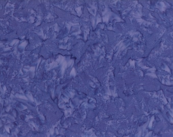 Solid Batik Fabric - Wilmington Rock Candy Batik - Washed Solid -  2678 660 Purple Grape - Priced by the half yard