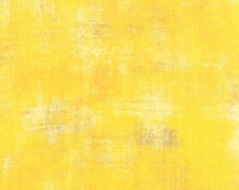 Yellow Grunge 30150 281 Sunflower Medium Yellow by BasicGrey for Moda Fabrics  - Priced by the 1/2 yard