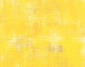 Yellow Grunge by BasicGrey for Moda Fabrics 30150 281 Sunflower Medium Yellow - Priced by the 1/2 yard