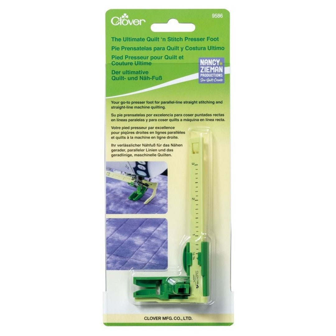 Clover Ultimate Quilt 'N Stitch Foot - Straight Line Guide