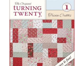Turning Twenty The Original #1 - Quilt Pattern by Tricia Cubbs - 8 pages Softcover - Color Illustrations