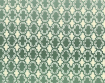 Lush Uptown Fabric - Shaded Tile Fabric from Lush Uptown by Erin Michaels for Moda Fabrics 26048 32 Aqua Sky - Priced by the 1/2 yard