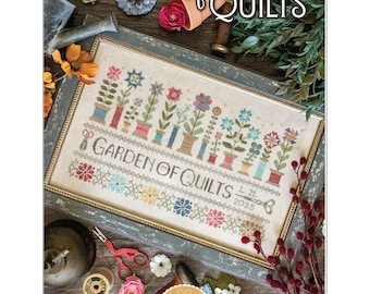 Garden of Quilts x-Stitch Pattern Designed by Lori Holt for Its Sew Emma - ISE 4100 - Sold by the each - Pattern Only