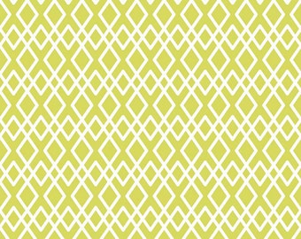 Lattice Fabric - Lula Magnolia by Quilted Fish for Riley Blake Designs C3774 Green - Priced by the 1/2 Yard
