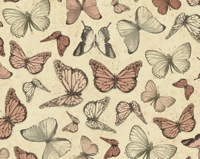 Mirabelle Butterfly Fabric Santoro for Quilting Treasures Etsy