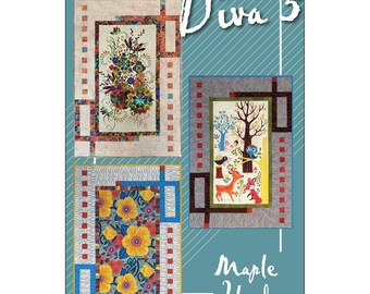Quilt Pattern - Diva 5 by Debbie Bowles for Maple Island Quilts - MIQ 248 - DIY Printed Pattern
