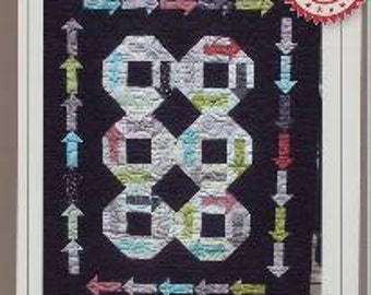 Layer Cake Pattern - Are we There Yet? Border Creek Station by Sherri Hisey - BCS 1129 - DIY Project - Finishes 55"x70"