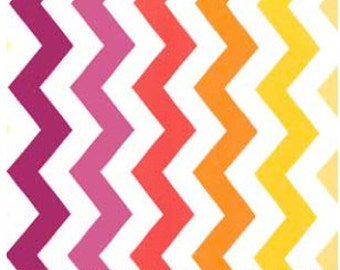 Sun Chic Chevron Fabric by Michael Miller PC 5709 Sun - Priced by the 1/2 yard