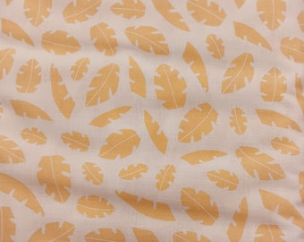 Leaf Tonal Fabric - Two of a Kind Leaves by Springs Creative 10132 Yellow - Priced by the 1/2 yard