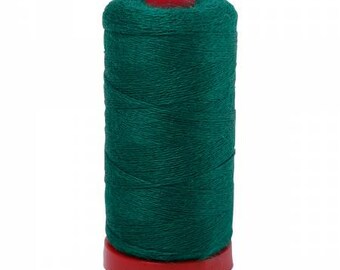 Aurifil 12wt Wool  Thread  - Pine Green 8890 - Blue Green Thread - Wool/Acrylic - 50% wool - 350 meter spool