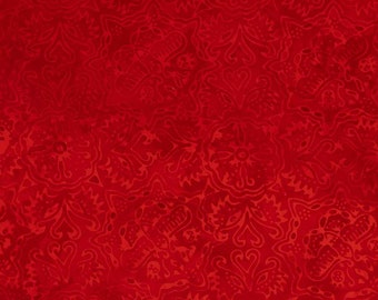 Expressions Batik Tjaps -BTCB 1000 Tomato Red - Riley Blake Designs- Priced by the half yard