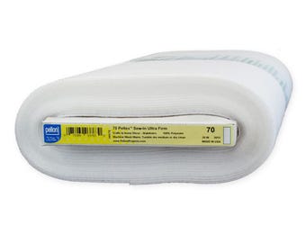Pellon Peltex 70F Ultra Firm One Side Sew-In Interfacing Stabilizer - Priced by the Half Yard - 20-Inch wide