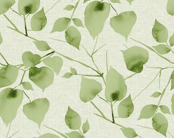 3502-60 Leaf Eden 108" Wideback from Satin Moon Designs - Priced by the Continuous Yard