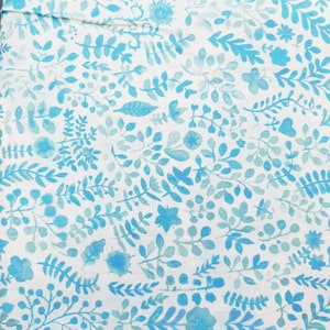 Floral Menagerie 3FMB2 Light Blue - Floral Sprigs - Floral Spray Fabric - In The Beginning Jason Yenter - Priced by the 1/2 yard
