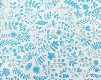 Floral Menagerie 3FMB2 Light Blue - Floral Sprigs - Floral Spray Fabric - In The Beginning Jason Yenter - Priced by the 1/2 yard