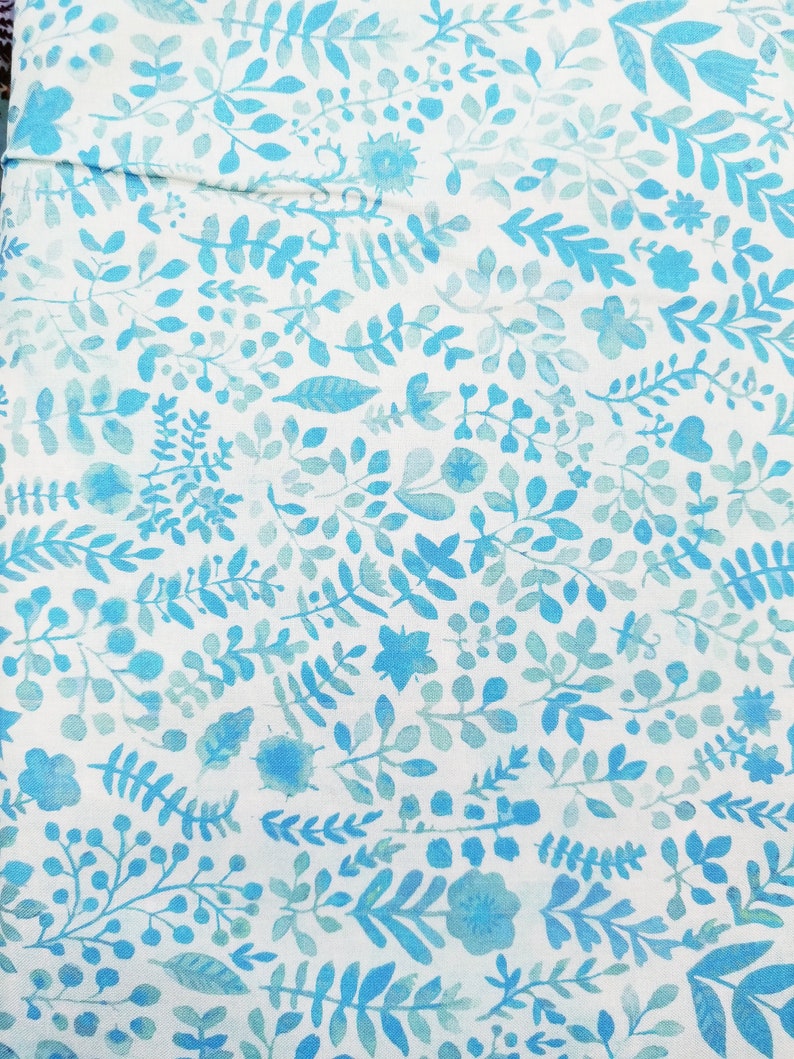 Floral Spray Fabric Floral Menagerie Floral Sprigs in Etsy