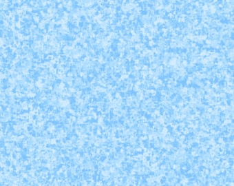 Sky Blue Solid Textured Fabric - Quilting Treasures QT Basics Color Blend - 23528 BE - Priced by the 1/2 yard