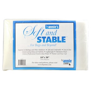 By Annie's, Soft and Stable, Original Foam Stabilizer, 18 X 58, for Bags &  More, Tutorials Provided, Foam Batting Handmade Bags, Ships Fast 