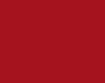 Paintbrush Studio Painters Palette Solid Cottons 121 002 CRIMSON RED - Priced by the half yard