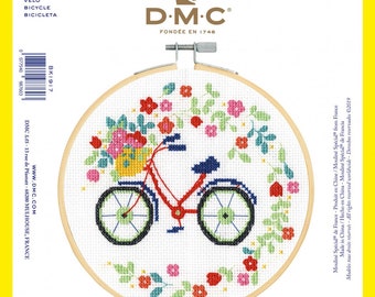 Bicycle DMC Stitch Kit Collection - BK 1917L - Approximately 10" x 10" Finished - DIY Kit Project