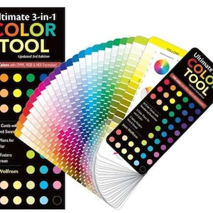Ultimate 3-in-1 Color Tool 3rd edition by Joen Wolfrom  - Color Wheel Cards - Portable Color Wheel 10792