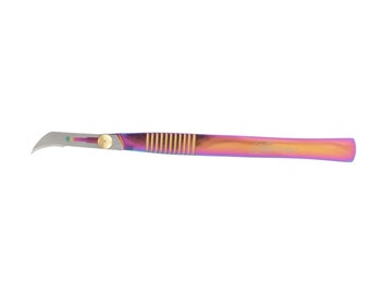 Tula Pink Surgical Steel Seam Ripper - Holder w/3 blades - Optional Replacement Blades - Rose Gold Handle 732A 732B