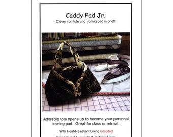 Caddy Pad Jr.Iron Tote and Ironing Pad in One - Paper Pattern/Instructions - Includes Heat Resistant Fabric - DIY Project