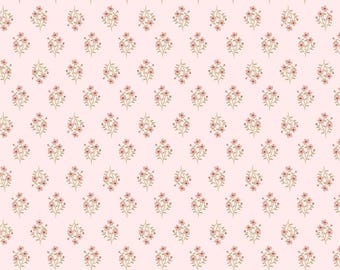 My Darling Deer - Meadow Blush Pink 25988 - Poppie Cotton Fabric - Priced by the 1/2 yard