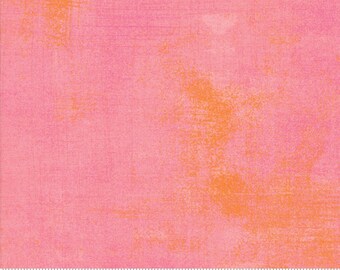Salmon Rose Grunge by BasicGrey for Moda Fabrics 30150 326 Pink & Orange - Priced by the 1/2 yard