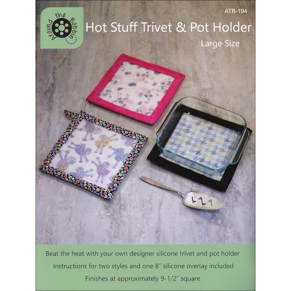 Silicone Trivet Hot Stuff Large Trivet & Pot Holder Around the