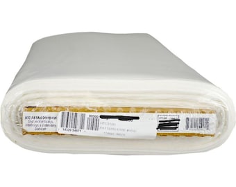 Pattern Ease HTC 3100 1 White - Priced by the Yard - 45-Inch Width 80/20 Poly/rayon Easy Pattern  - Collage Quilts - Stabilizer