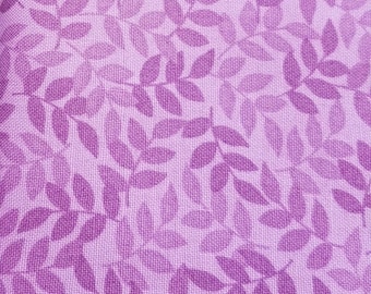 Harmony Leaf 24777 VM Violet Purple  Blender Fabric - Quilting Treasures - Priced by the 1/2 yard