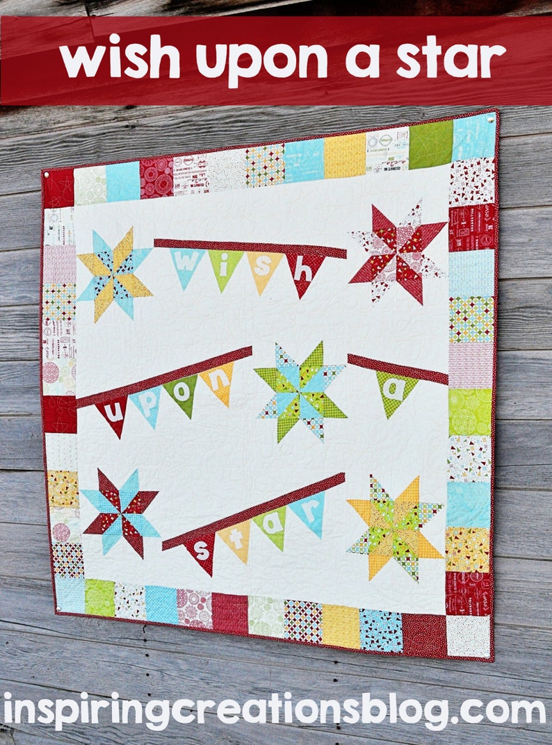 Wish Upon a Star Quilt Featuring Sweetwater Wishes Moda Etsy