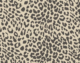 Chiffon Polyester Fabric - Leopard 1430 9P 4 - David Textiles - Black & White 57-Inch Wide - Priced by the Half Yard