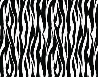 Chiffon Polyester Fabric - Tiger 1236 9P 2 - David Textiles - Black & White 57-Inch Wide - Priced by the Half Yard