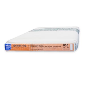 Wonder Under Pellon 805 Light Weight Fusible Polyester Interfacing - Priced by the yard x 17-inch wide