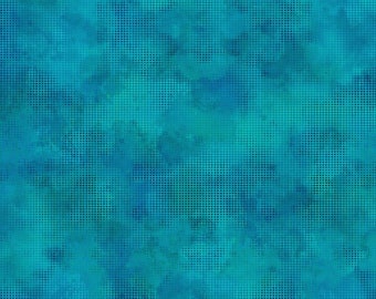 Dit Dot Evolution Fabric  - Marble Fabric - In the Beginning Fabric -  1DDE-30 Blue Earth - Priced by the 1/2 yard