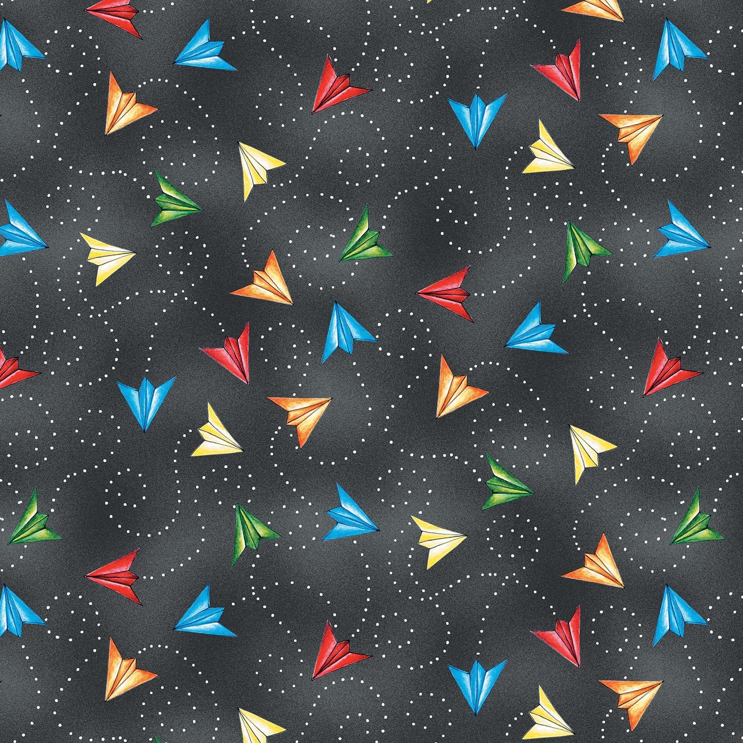 Airplane Fabric, Paper Airplane Fabric Ready for Takeoff, Renae