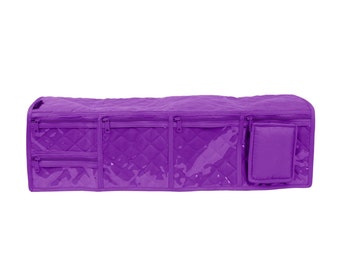 Yazzii CA750 Sewing Machine Feet Organizer - Purple - sold by the Each - Shown with samples not included