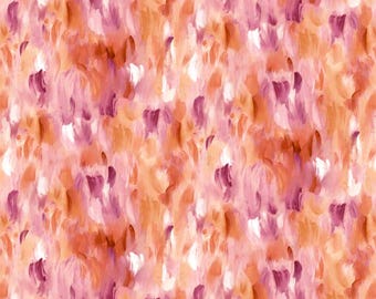 Painted Petal Paint Stroke  - PNB 5315 JC - Pink & Purple  - Priced by the half yard