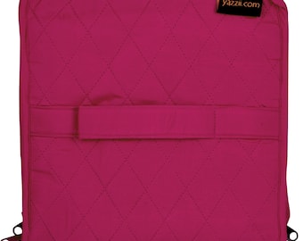 Yazzii CA16 - Double Deluxe Craft Organizer 8 Pocket / 2 Sections - CA 16 Fuschia - sold by the Each - Shown with samples not included